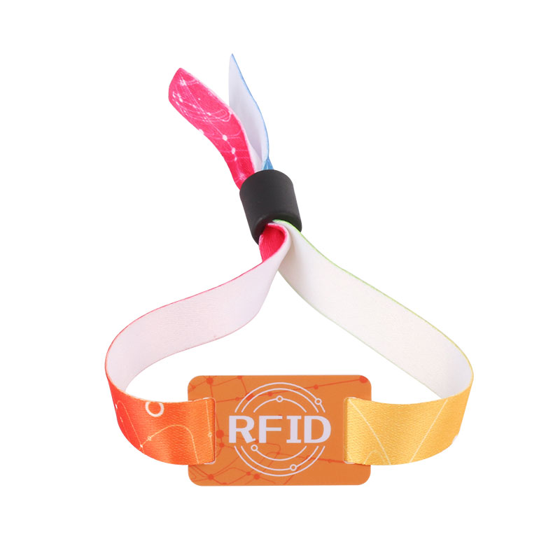 125Khz ID Rfid Nylon armillae vicinia texta Wristbands