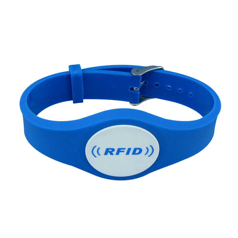 125KHZ ID Slap RFID Purgamentum Pvc Wristband