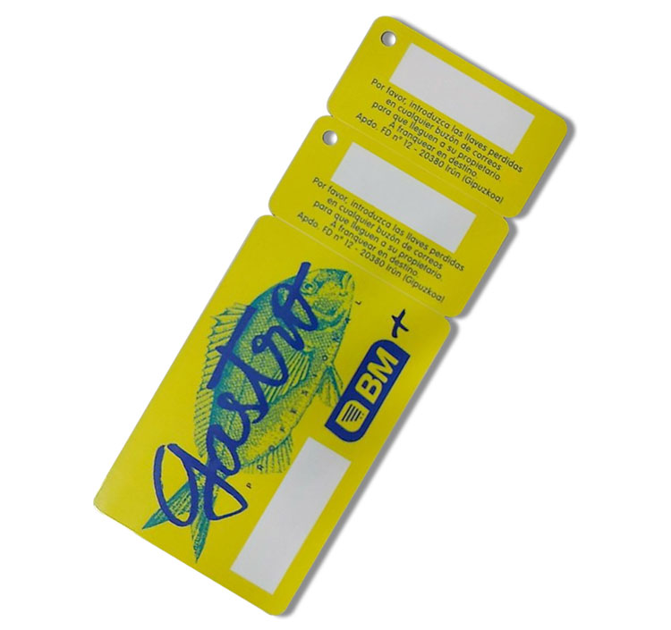 Estne PVC Card 2 in 1 Snap-off Plastic Combo Hang Tag novam introductionem in foro?